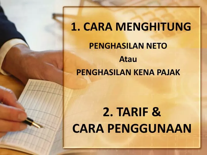 1 cara menghitung