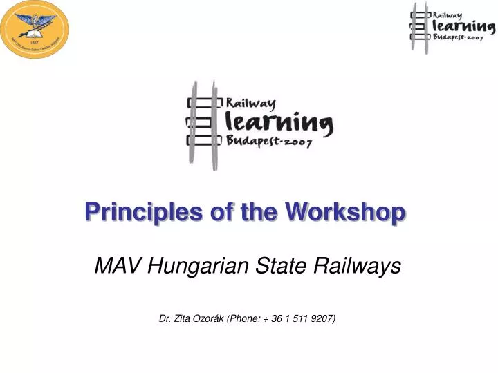 principles of the workshop