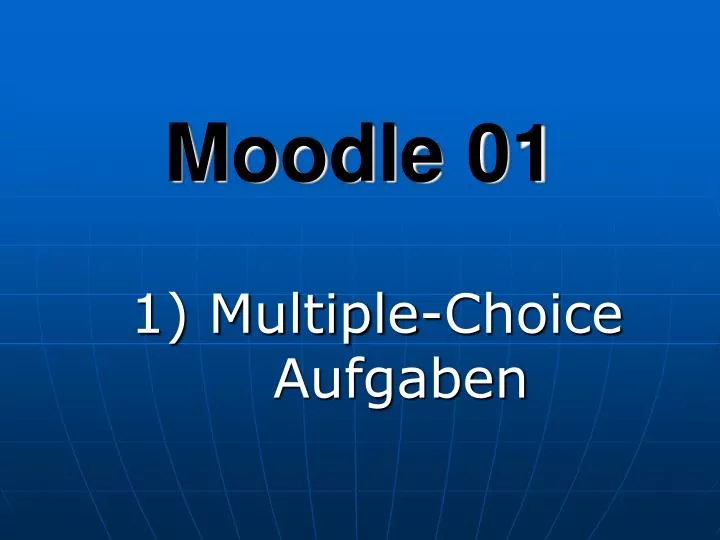 moodle 01