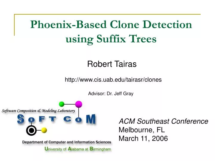 phoenix based clone detection using suffix trees