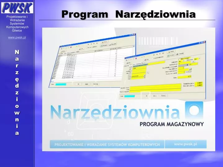 program narz dziownia