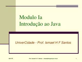 modulo ia introdu o ao java