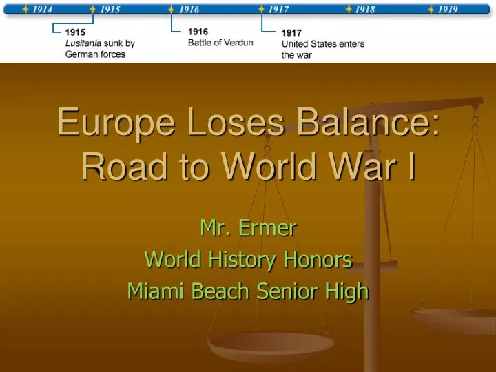 europe loses balance road to world war i