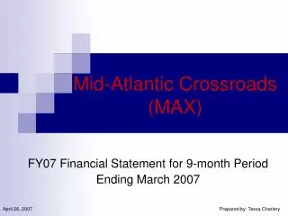 Mid-Atlantic Crossroads (MAX)