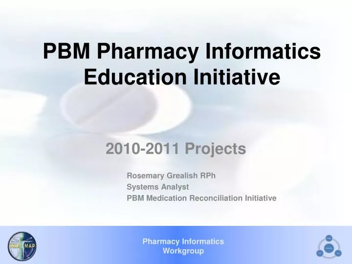 pbm pharmacy informatics education initiative