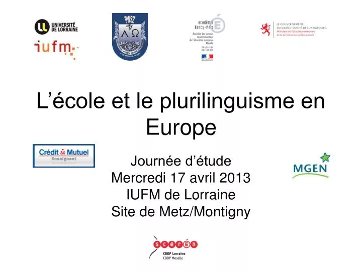 l cole et le plurilinguisme en europe
