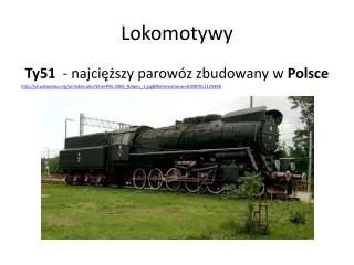 Lokomotywy