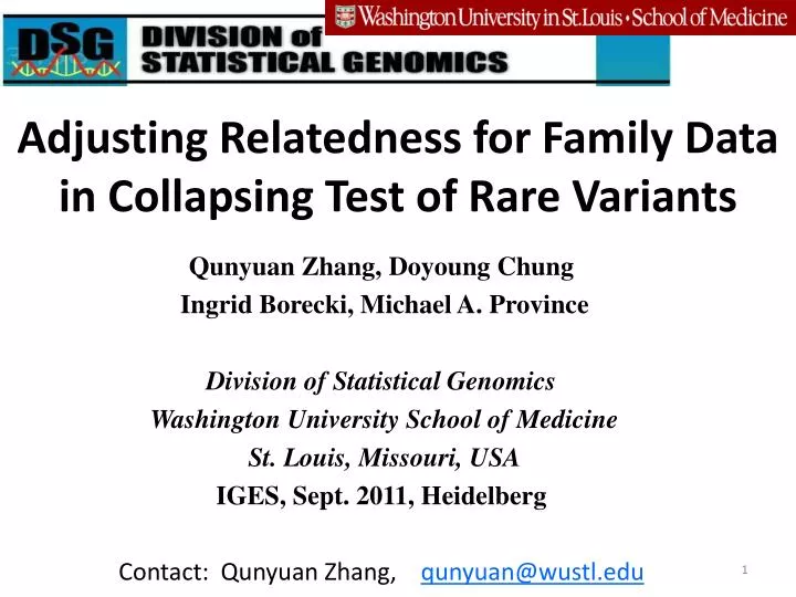 adjusting relatedness for family data in collapsing test of rare variants