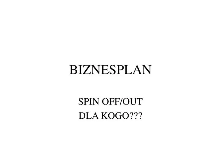 biznesplan