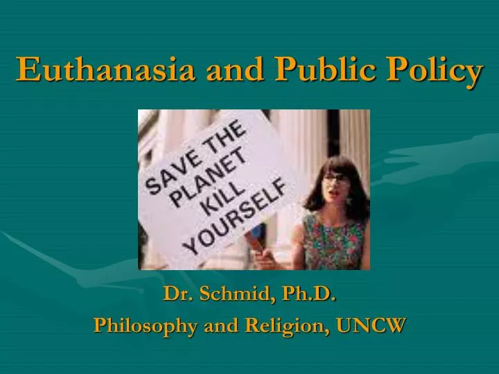 euthanasia and public policy