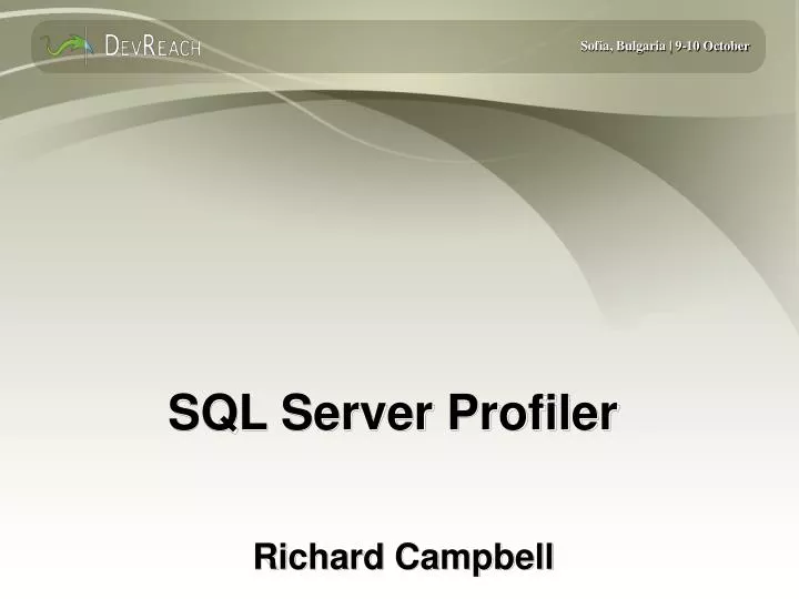 sql server profiler