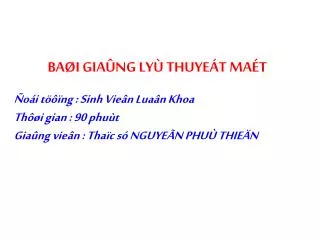 o i t ng sinh vie n lua n khoa th i gian 90 phu t gia ng vie n tha c s nguye n phu thie n