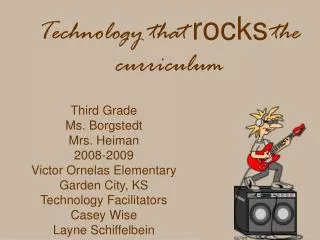 Technology that rocks the curriculum