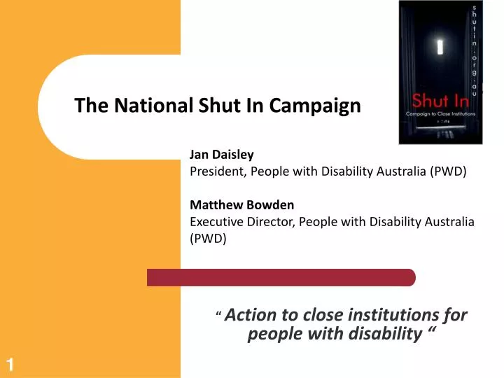 the national shut in campaign