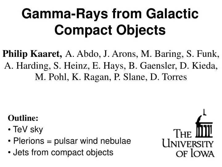 gamma rays from galactic compact objects