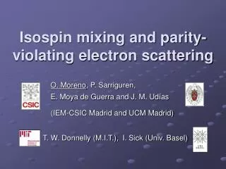 Isospin mixing and parity-violating electron scattering