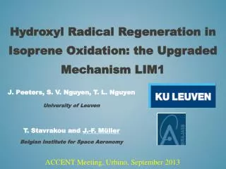 Hydroxyl Radical Regeneration in Isoprene Oxidation: the Upgraded Mechanism LIM1