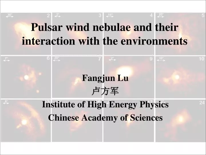 pulsar wind nebulae and their interaction with the environments