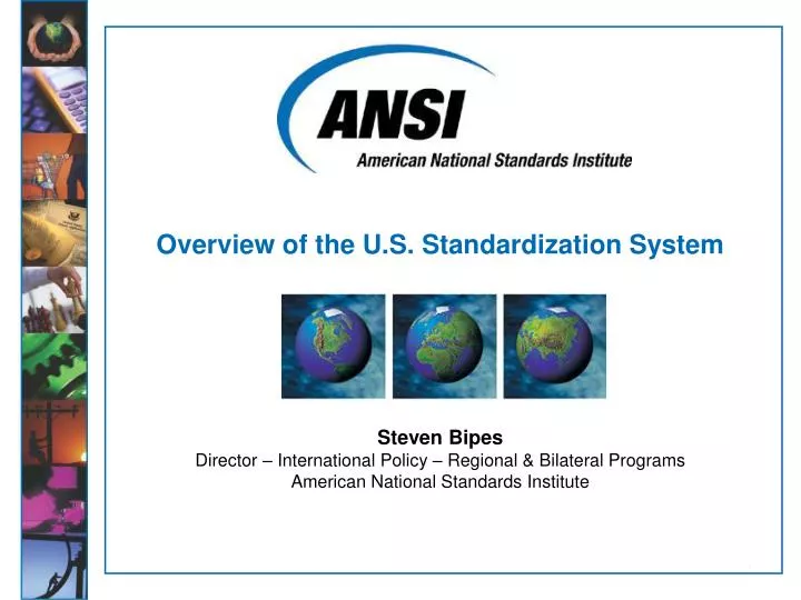 overview of the u s standardization system