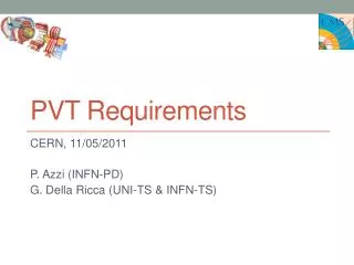 PVT Requirements