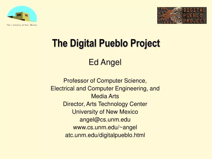 the digital pueblo project