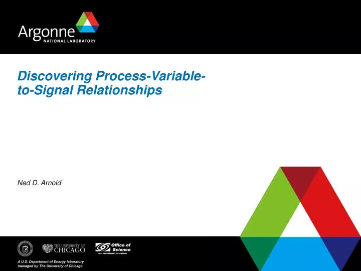 discovering process variable to signal relationships