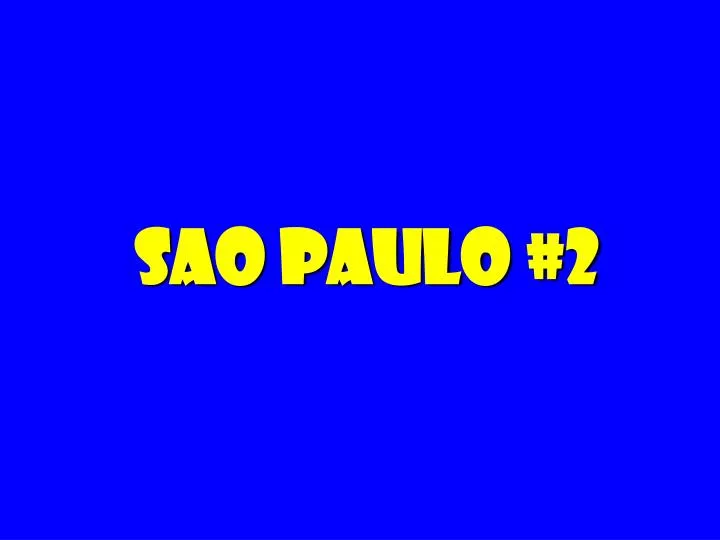 sao paulo 2
