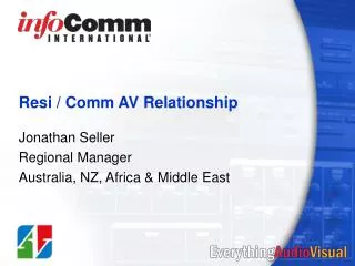 Resi / Comm AV Relationship