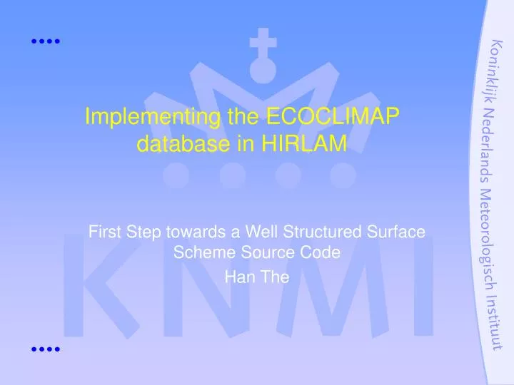 first step towards a well structured surface scheme source code han the