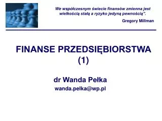 finanse przedsi biorstwa 1