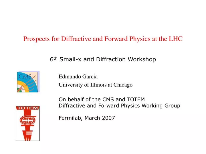 prospects for diffractive and forward physics at the lhc