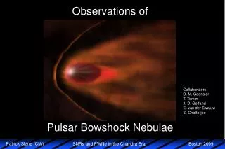 Observations of Pulsar Bowshock Nebulae