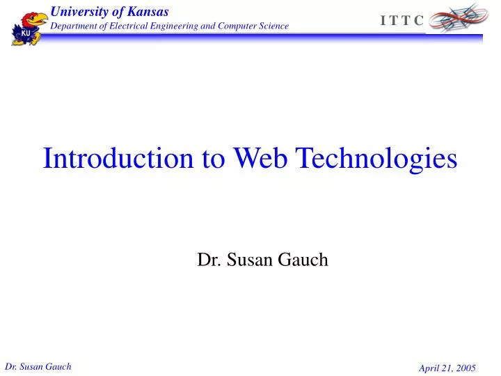 introduction to web technologies