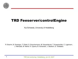 TRD Feeserver/controlEngine