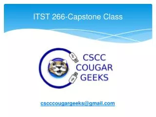 ITST 266-Capstone Class