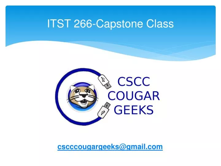 itst 266 capstone class