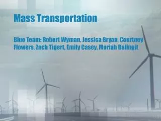 The History of Mass Transportation