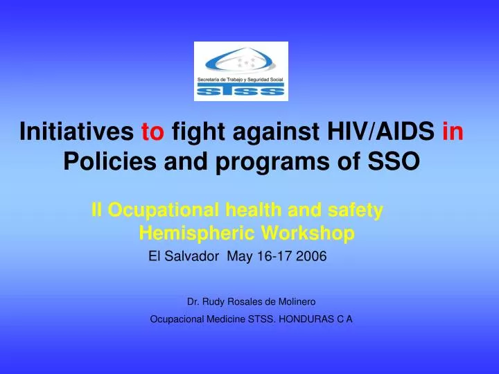 initiatives to fight against hiv aids in policies and programs of sso