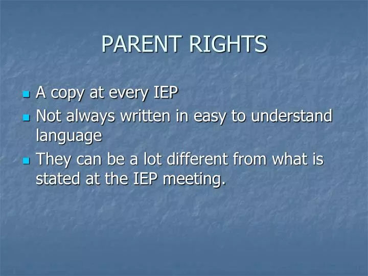 parent rights