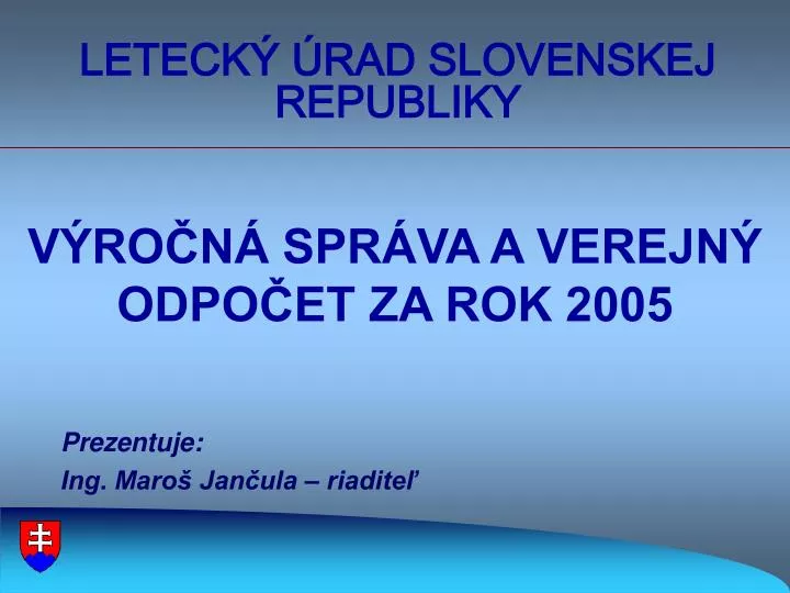 leteck rad slovenskej republiky