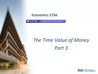 Economics 173A