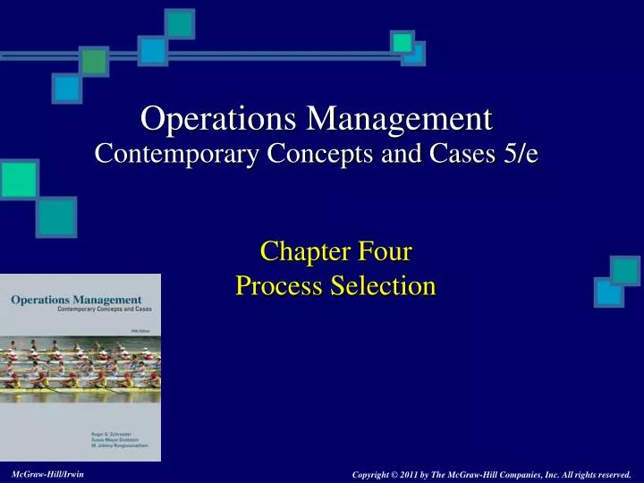 chapter four process selection