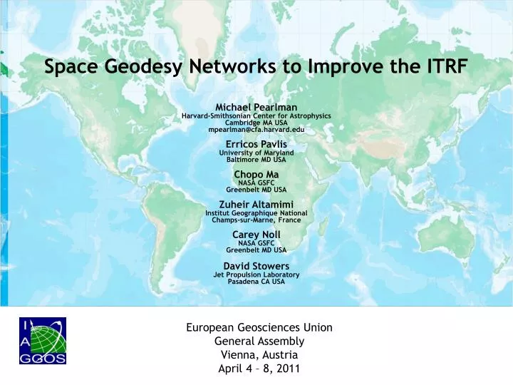 space geodesy networks to improve the itrf