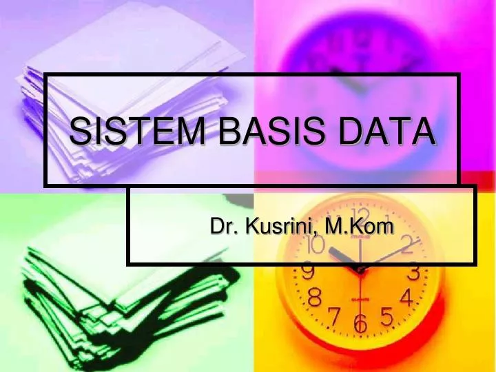 sistem basis data