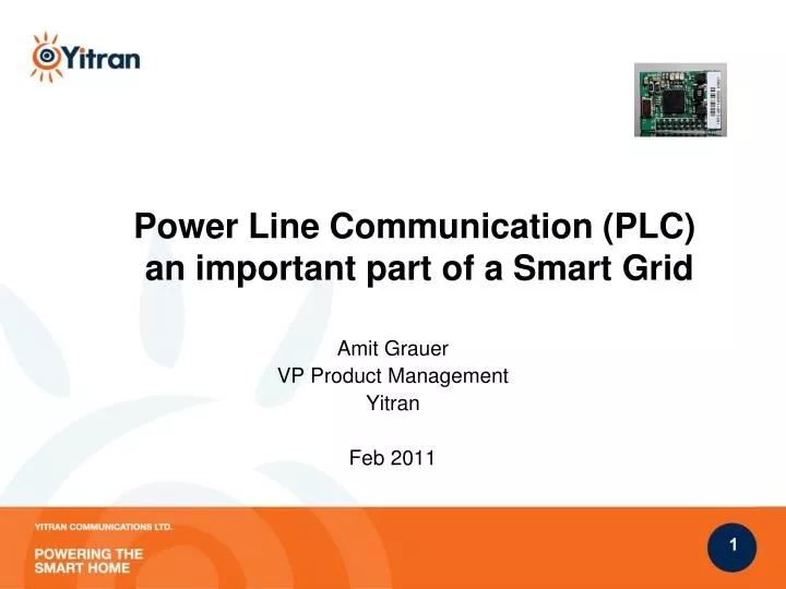 power line communication plc an important part of a smart grid