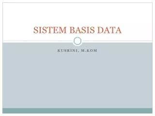 sistem basis data