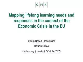 mapping lifelong learning needs and responses in the context of the economic crisis in the eu