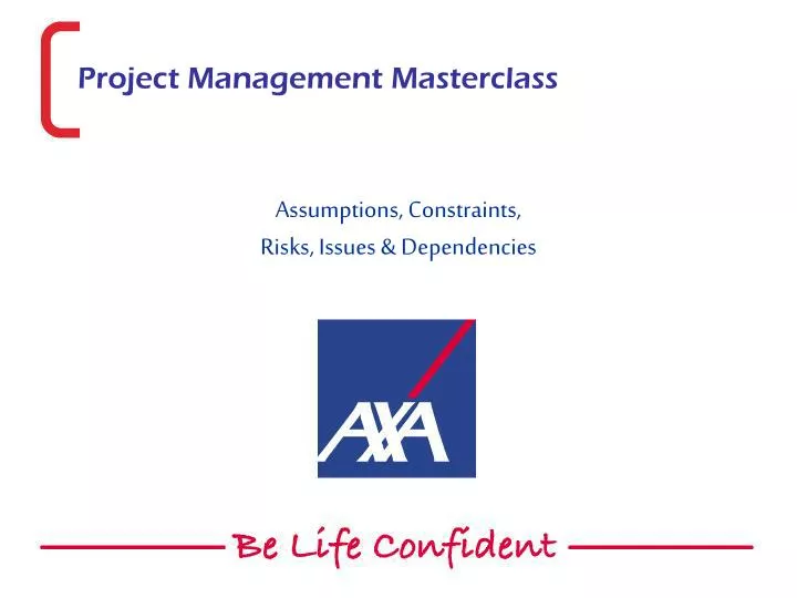 project management masterclass