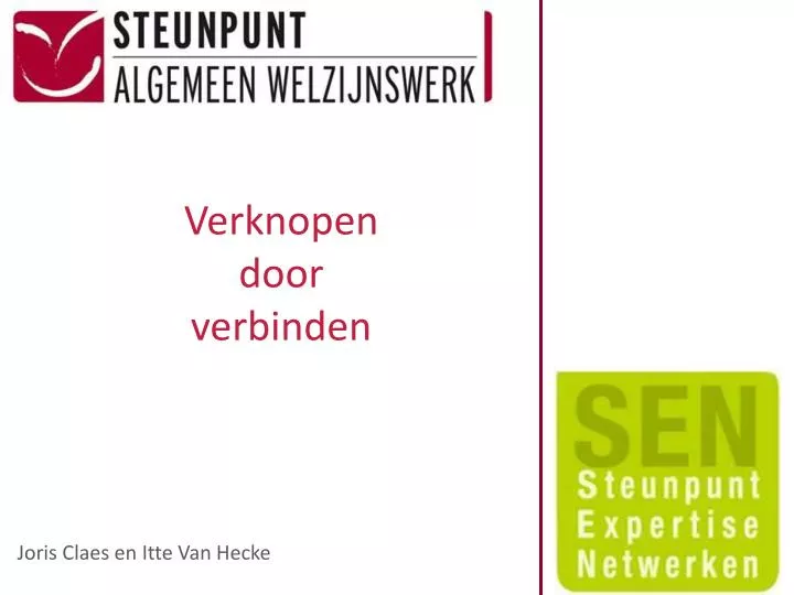 verknopen door verbinden