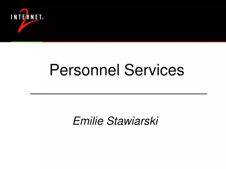 personnel services